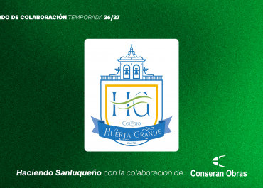 El Atlético Sanluqueño CF y el Colegio Huerta Grande firman un convenio de colaboración que se ampliará al resto de centros de la ciudad